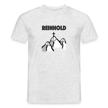 Reinhold - Männer T-Shirt - Grau meliert - Vorne - AI Model Male 178 dark (178cm)