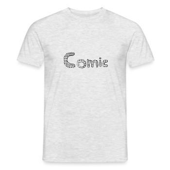 comic - Men's T-Shirt - heather grey - Front - AI Model Male 178 dark (178cm)