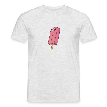 Popsicles - T-shirt homme - gris chiné - Devant - AI Model Male 178 dark (178cm)