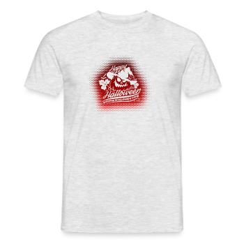 Happy Halloween Pumpkin Welcome Underworld Quote - Men's T-Shirt - heather grey - Front - AI Model Male 178 dark (178cm)