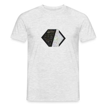 brackets - Männer T-Shirt - Grau meliert - Vorne - AI Model Male 178 dark (178cm)