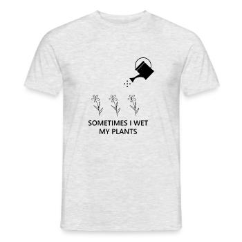 Florist Flower Plant Nature Gardener - Men's T-Shirt - heather grey - Front - AI Model Male 178 dark (178cm)
