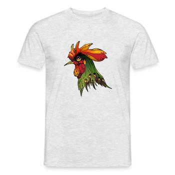Coq - T-shirt homme - gris chiné - Devant - AI Model Male 178 dark (178cm)
