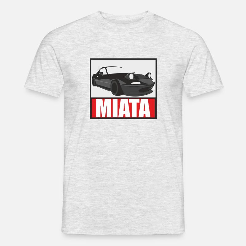 Miata - T-shirt uomo - grigio melange