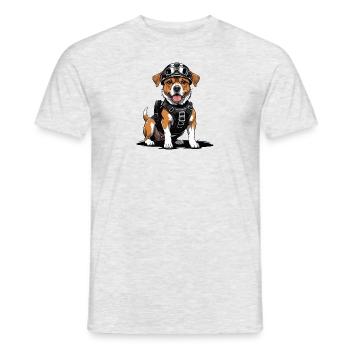 Dog Airsoft Dog Toys Airsoft Military Gift - Men's T-Shirt - heather grey - Front - AI Model Male 178 dark (178cm)