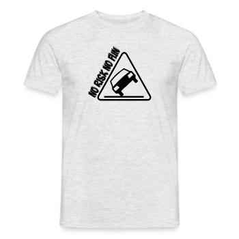 Pas de risque pas de plaisir drôle cadeau tuning voiture - T-shirt homme - gris chiné - Devant - AI Model Male 178 dark (178cm)