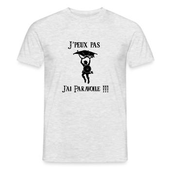 Link Triforce Parasailing - Männer T-Shirt - Grau meliert - Vorne - AI Model Male 178 dark (178cm)