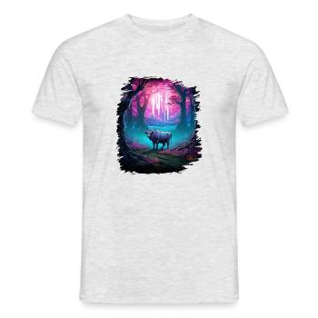 blowjob humor tshirt bratwurst funny sayings - Männer T-Shirt - Grau meliert - Vorne - AI Model Male 178 dark (178cm)