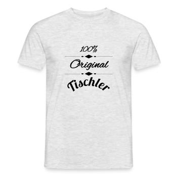 Tischler - Männer T-Shirt - Grau meliert - Vorne - AI Model Male 178 dark (178cm)