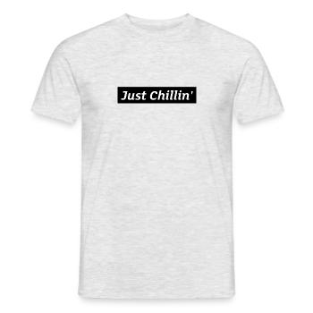 Juste se détendre - T-shirt homme - gris chiné - Devant - AI Model Male 178 dark (178cm)