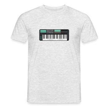 Keyboard Controller - Men's T-Shirt - heather grey - Front - AI Model Male 178 dark (178cm)