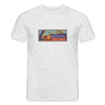 PNP Service - Men's T-Shirt - heather grey - Front - AI Model Male 178 dark (178cm)