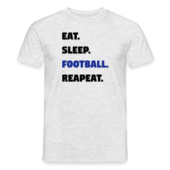 Fußball geschenkidee geschenk - Männer T-Shirt - Grau meliert - Vorne - AI Model Male 178 dark (178cm)