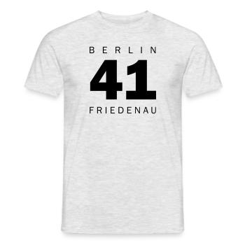 friedenau - Men's T-Shirt - heather grey - Front - AI Model Male 178 dark (178cm)