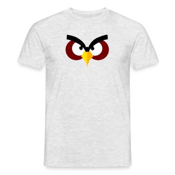 This bird is Angry ! - T-shirt homme - gris chiné - Devant - AI Model Male 178 dark (178cm)