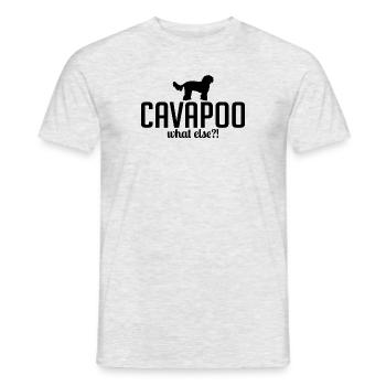 Cavapoo quoi d’autre chien disant chiens Wilsigns - T-shirt homme - gris chiné - Devant - AI Model Male 178 dark (178cm)