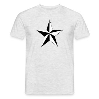 étoiles étoiles - T-shirt homme - gris chiné - Devant - AI Model Male 178 dark (178cm)