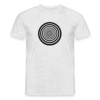 kreise - Männer T-Shirt - Grau meliert - Vorne - AI Model Male 178 dark (178cm)