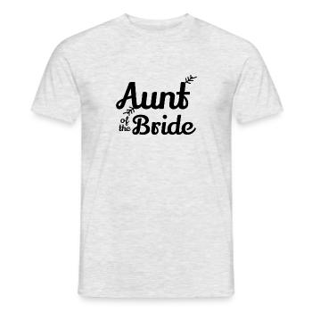 Bachelorette Fête Tante de la mariée - Idée cadeau - T-shirt homme - gris chiné - Devant - AI Model Male 178 dark (178cm)