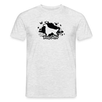 IRISH SETTER Chiens Chiens Chiens de chasse Wilsigns - T-shirt homme - gris chiné - Devant - AI Model Male 178 dark (178cm)