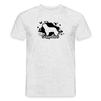 SCHAPENDOES Hunde Hund Wilsigns - Männer T-Shirt - Grau meliert - Vorne - AI Model Male 178 dark (178cm)