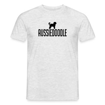 Aussiedoodle Races de chiens Chiens Wilsigns - T-shirt homme - gris chiné - Devant - AI Model Male 178 dark (178cm)