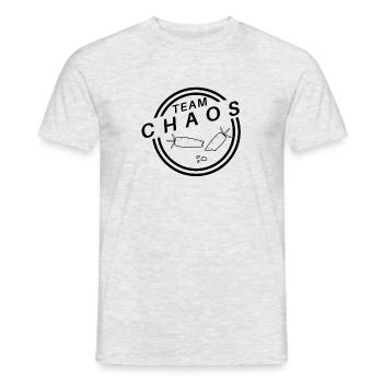 Team Chaos - T-shirt homme - gris chiné - Devant - AI Model Male 178 dark (178cm)
