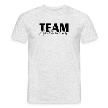 TEAM MALINOIS Wilsigns IGP Hundesport Hunde - Männer T-Shirt - Grau meliert - Vorne - AI Model Male 178 dark (178cm)