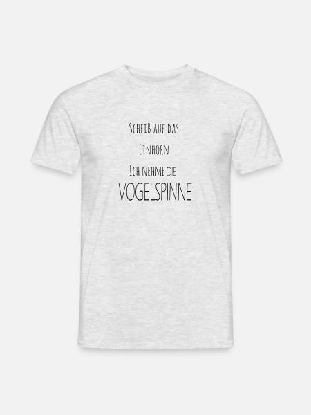 Vogelspinne Vogelspinnen Vogelspinnenhalter - Männer T-Shirt - Grau meliert