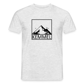 Kemmelberg - T-shirt homme - gris chiné - Devant - AI Model Male 178 dark (178cm)