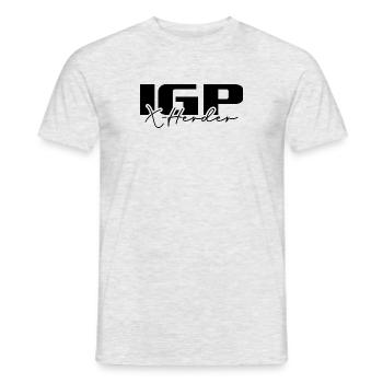 IGP X Herder Hundesport Hunde Wilsigns - Men's T-Shirt - heather grey - Front - AI Model Male 178 dark (178cm)