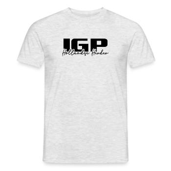 HOLLANDSE HERDER IGP Dog Sports Dogs Wilsigns - Men's T-Shirt - heather grey - Front - AI Model Male 178 dark (178cm)