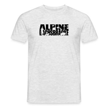 ALPINE DACHSBRACKE Hunting dogs Hunting dog Wilsigns - Men's T-Shirt - heather grey - Front - AI Model Male 178 dark (178cm)
