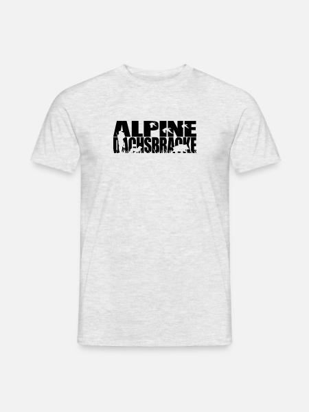 ALPINE DACHSBRACKE Jagdhunde Jagdhund Wilsigns - Männer T-Shirt - Grau meliert
