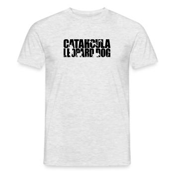 CATAHOULA LEOPARD DOG Hunting Dogs Hunting Wilsigns - Men's T-Shirt - heather grey - Front - AI Model Male 178 dark (178cm)