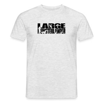 GRAND MUNSTERLANDER Chiens de chasse Chien de chasse Wilsigns - T-shirt homme - gris chiné - Devant - AI Model Male 178 dark (178cm)