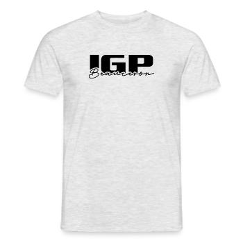 IGP BEAUCERON Chien Sport Wilsigns Chien Chien - T-shirt homme - gris chiné - Devant - AI Model Male 178 dark (178cm)