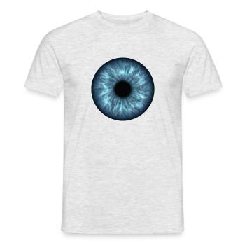 Eye - Männer T-Shirt - Grau meliert - Vorne - AI Model Male 178 dark (178cm)