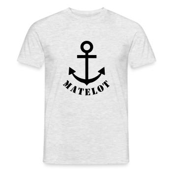 matelot - Männer T-Shirt - Grau meliert - Vorne - AI Model Male 178 dark (178cm)