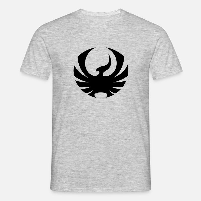 Phönix - Männer T-Shirt - Grau meliert