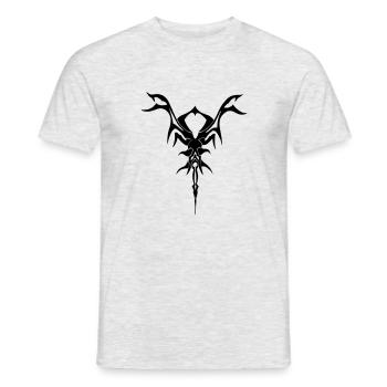 Scorpion Tribal Tattoo Style - Männer T-Shirt - Grau meliert - Vorne - AI Model Male 178 dark (178cm)