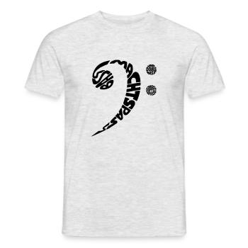 Kontrabass Macht noch mehr Spaß - Männer T-Shirt - Grau meliert - Vorne - AI Model Male 178 dark (178cm)