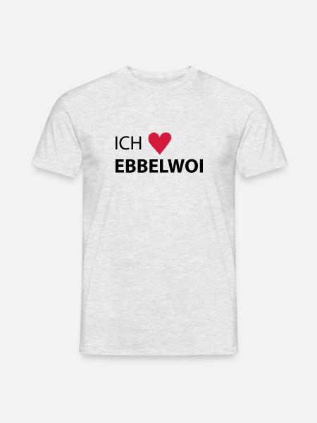 Ich liebe Ebbelwoi FFM - Männer T-Shirt - 