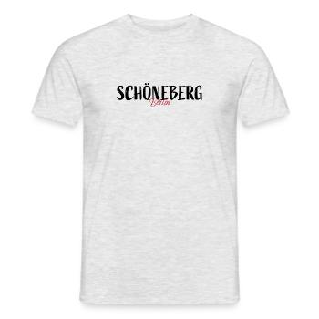Schöneberg - Männer T-Shirt - Grau meliert - Vorne - AI Model Male 178 dark (178cm)