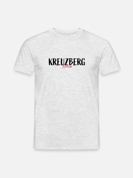 Kreuzberg - Männer T-Shirt - Grau meliert