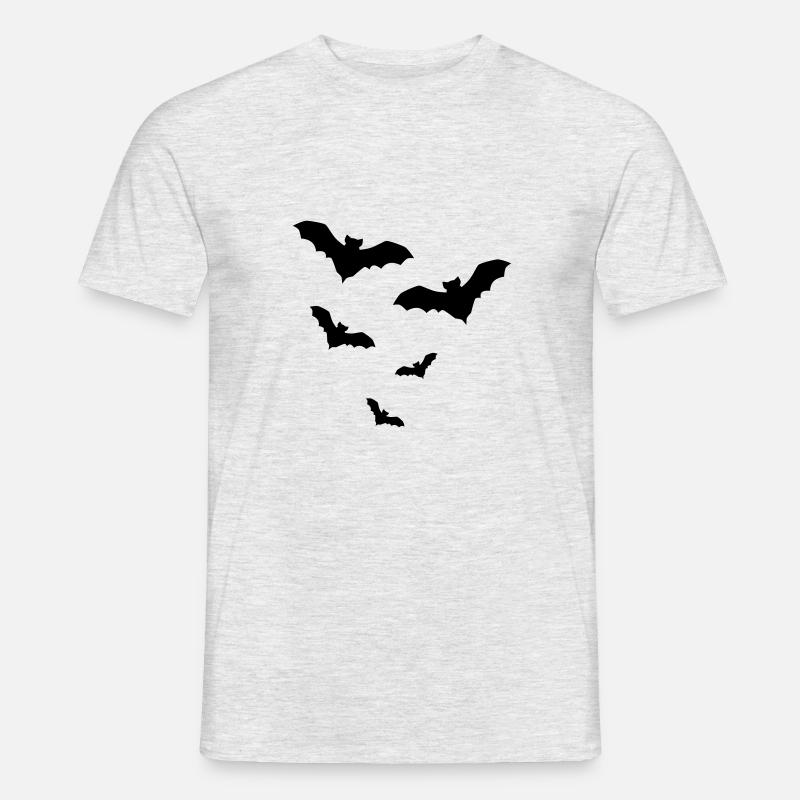 Fledermaus Fledermäuse - Männer T-Shirt - Grau meliert