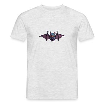 Bat / Vampire / Dracula / Animal / Halloween - Men's T-Shirt - heather grey - Front - AI Model Male 178 dark (178cm)