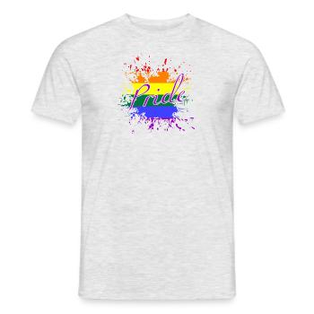 Lgbtq, Pride Month, Lgbt, Csd, Gay Pride - Männer T-Shirt - Grau meliert - Vorne - AI Model Male 178 dark (178cm)