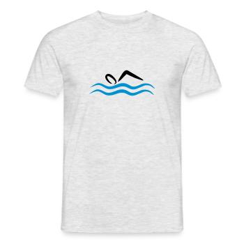 float - Men's T-Shirt - heather grey - Front - AI Model Male 178 dark (178cm)