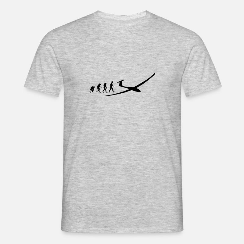 glider evolution - Men's T-Shirt - heather grey